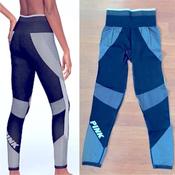 PINK Victoria's Secret Pants - VICTORIAS SECRET PINK COOL & COMFY HIGH WAIST TIGHTS YOGA PANTS SIZE S/P